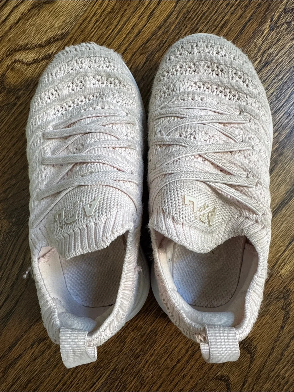 APL Knit Slip-On Sneakers in Light Blush